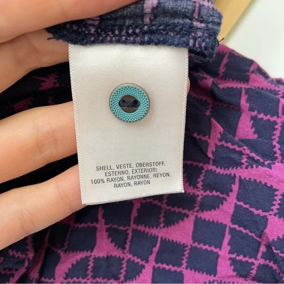 ANTHROPOLOGIE MAEVE KARSTEN GEOSCOPE BELTED JUMPSUIT SIZE SMALL geometric boho S - Picture 13 of 16